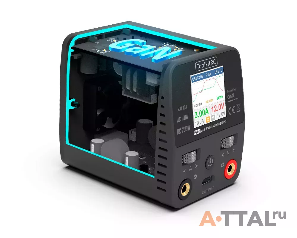 Блок питания ToolkitRC P200 200W AC/DC фото 3
