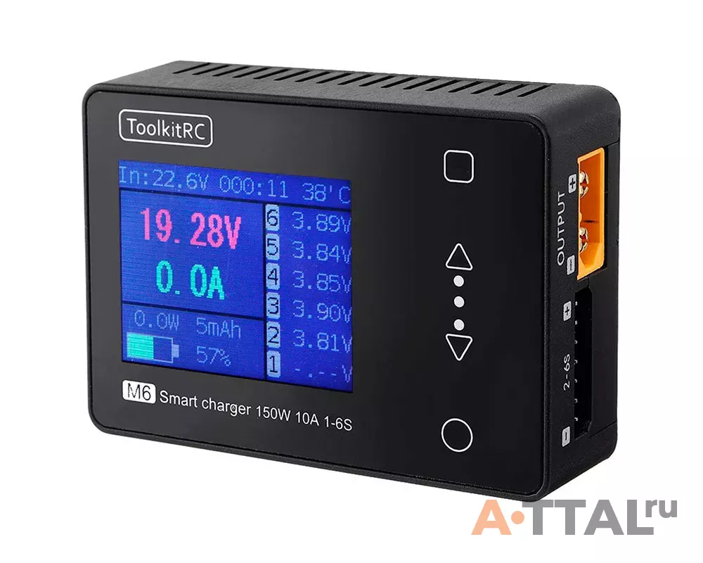 Зарядное устройство ToolkitRC M6 V2 150W DC фото 1
