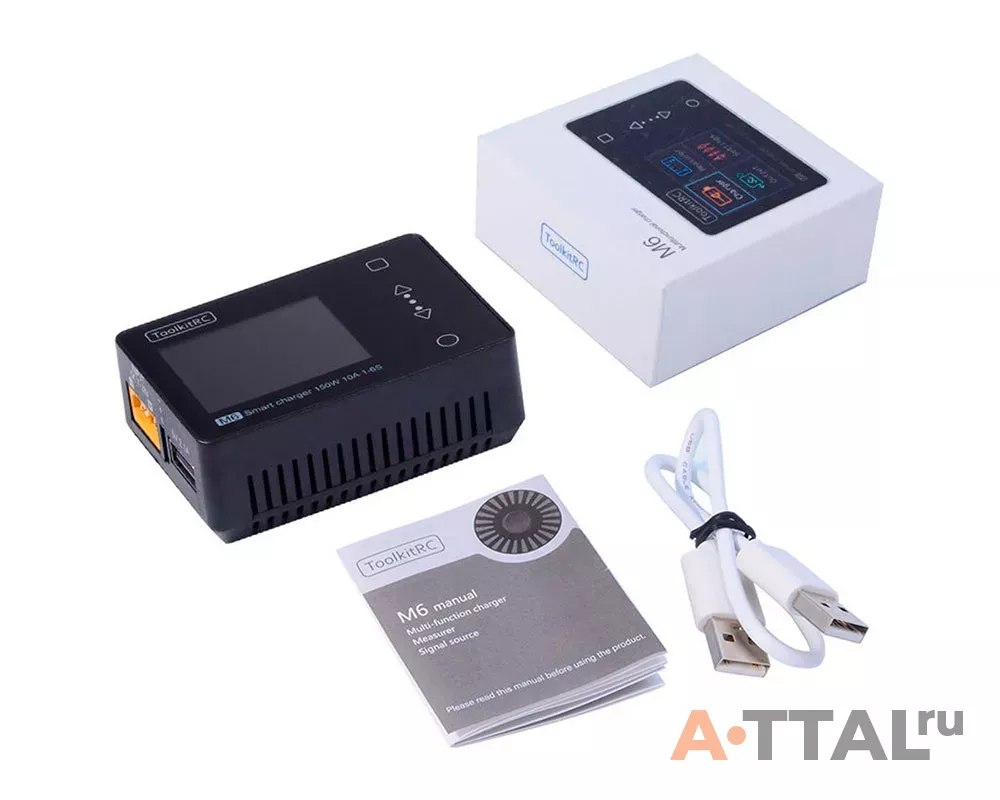 Зарядное устройство ToolkitRC M6 V2 150W DC фото 4