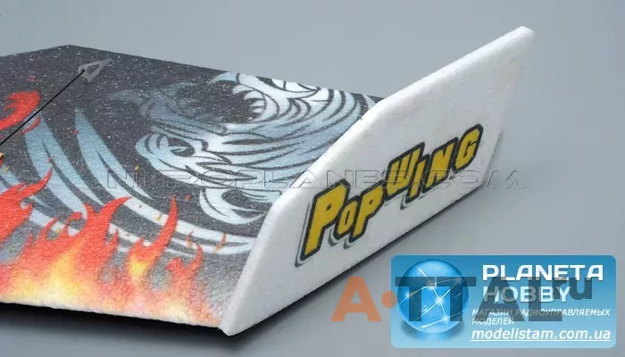 Летающее крыло Tech One Popwing 900мм EPP ARF (черный) фото 4