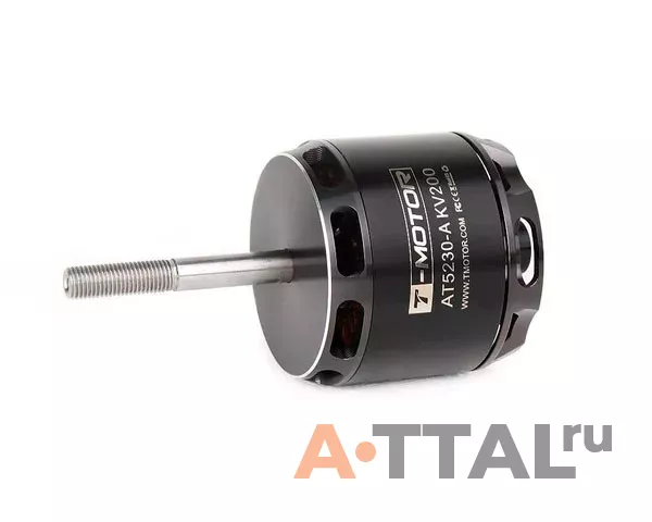 Электродвигатель T-Motor AT5230A 200KV 3D Fixed Wing Airplane long Shaft фото 1