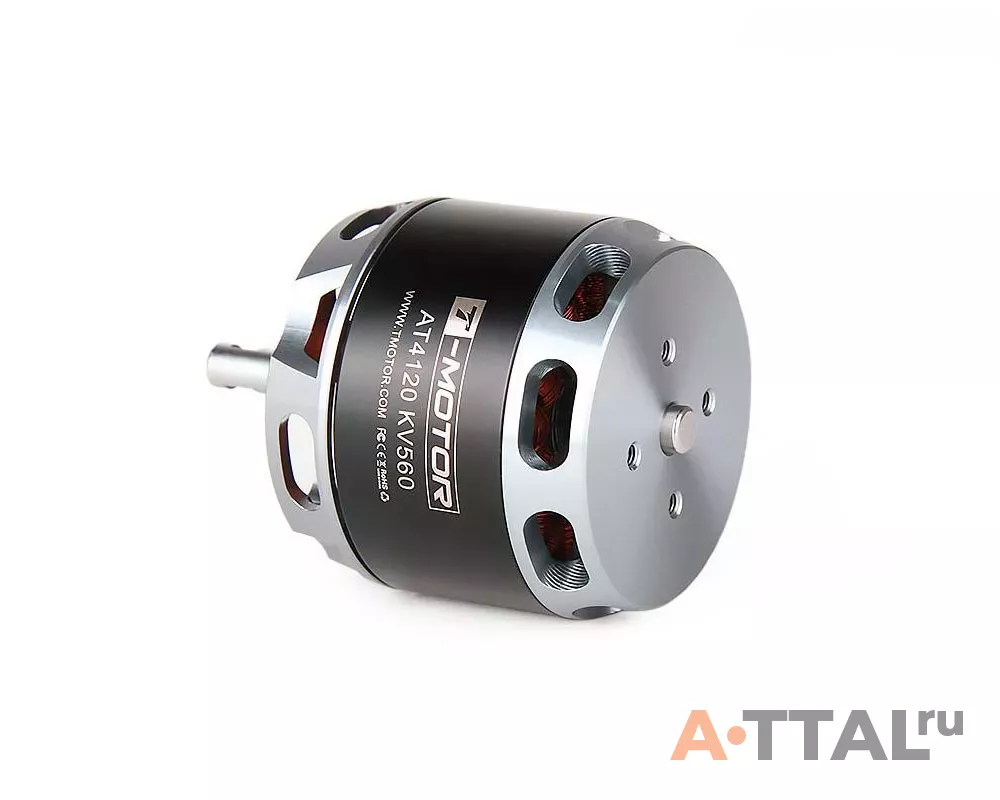 Электродвигатель T-Motor AT4120 560KV 3D Fixed Wing Airplane Long Shaft фото 2