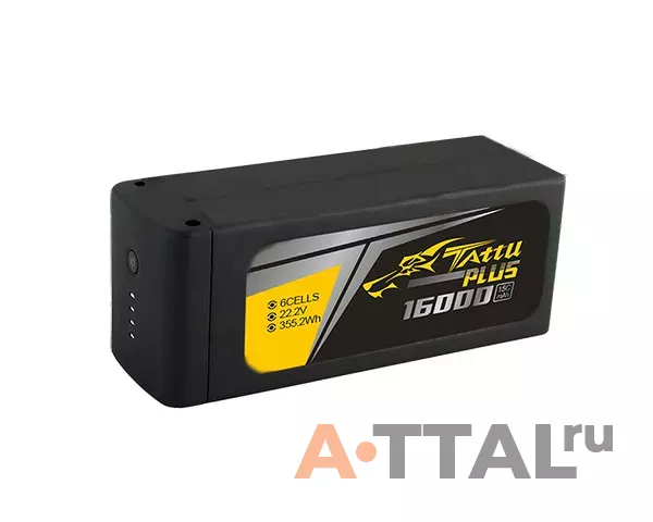 Аккумулятор Tattu LiPO 22,2 В 16000 мАч 6S 15C (TA-PLUS-15C-16000-6S1P) фото 2
