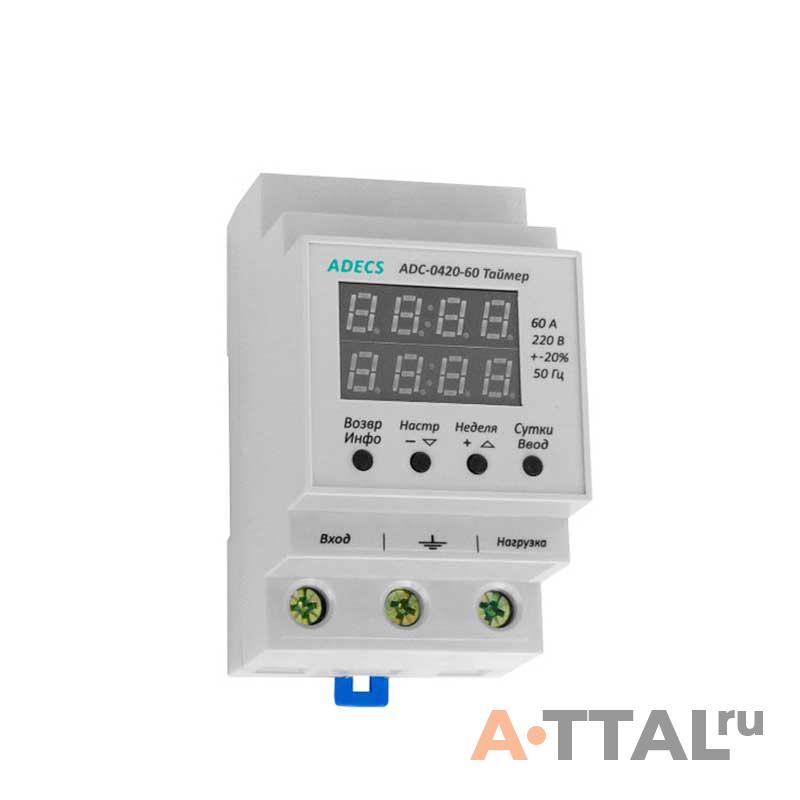 Таймер ADC-0420-60 (недельный/суточный) фото 1
