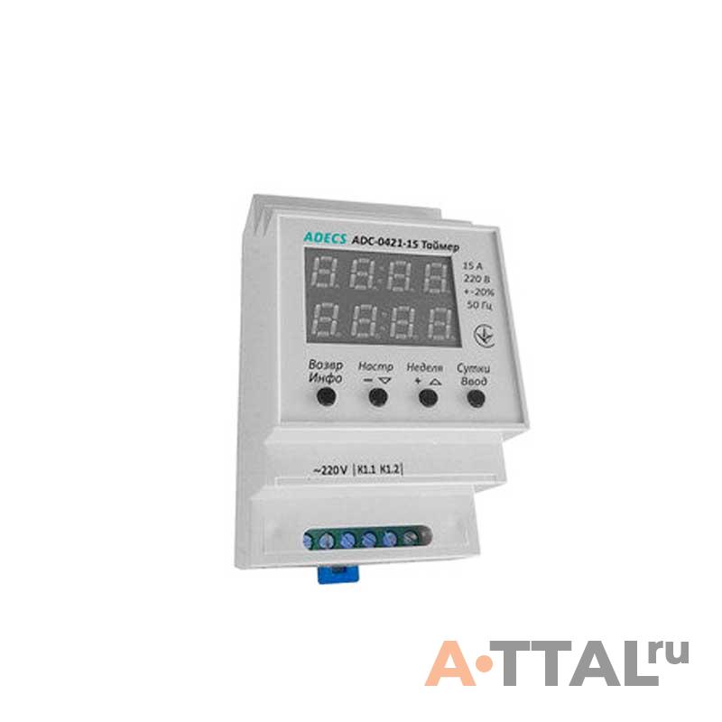 Таймер ADC-0421-15 (недельный/суточный) фото 1