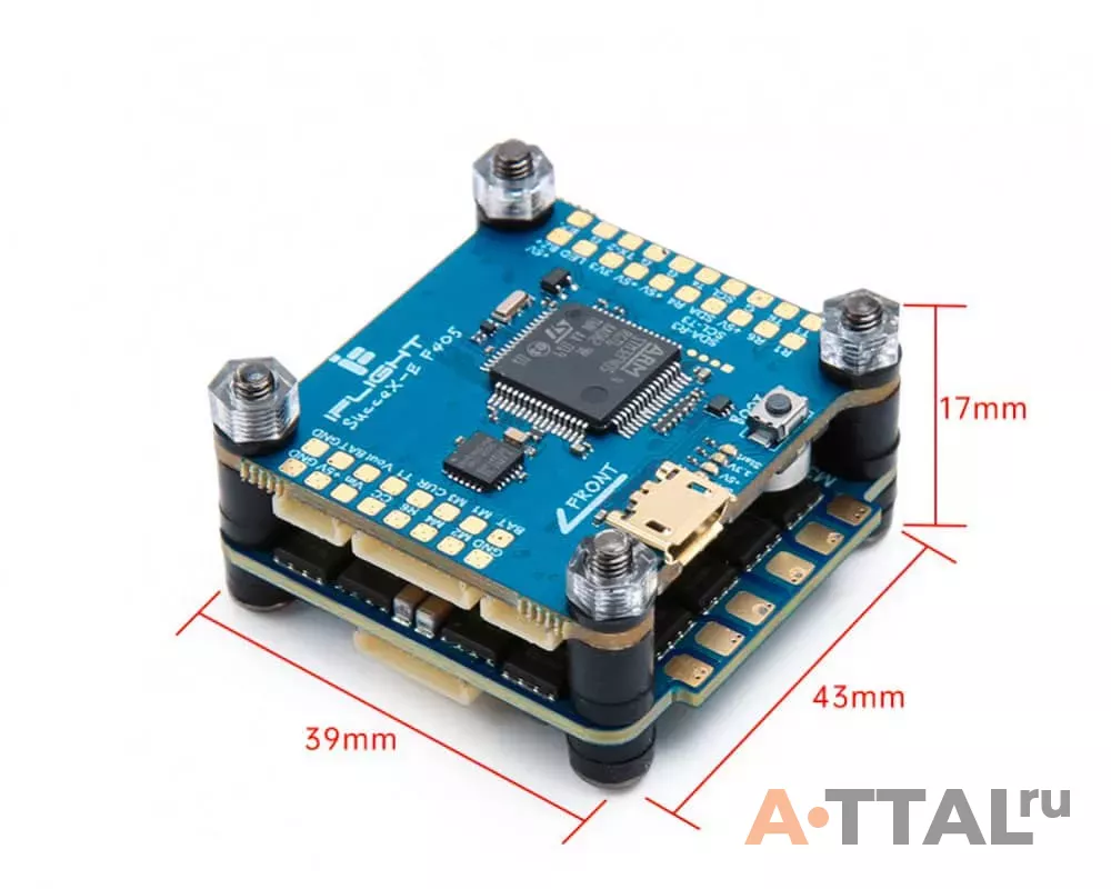 Полётный стек iFlight SucceX-E F4 V2.1 45A 2-6S (MPU6000) фото 4
