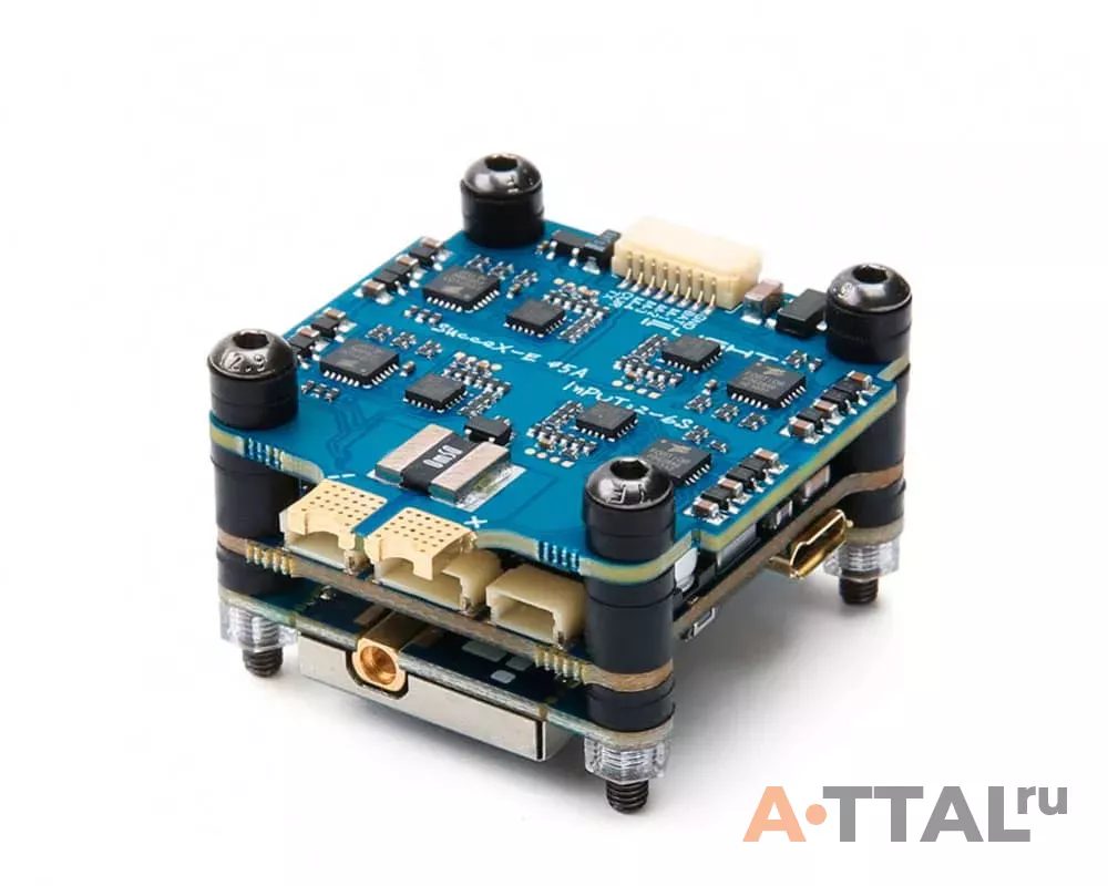 Полётный стек iFlight SucceX-E F4 V2.1 FC+45A 4 IN 1 ESC+Force 800mW VTX фото 1