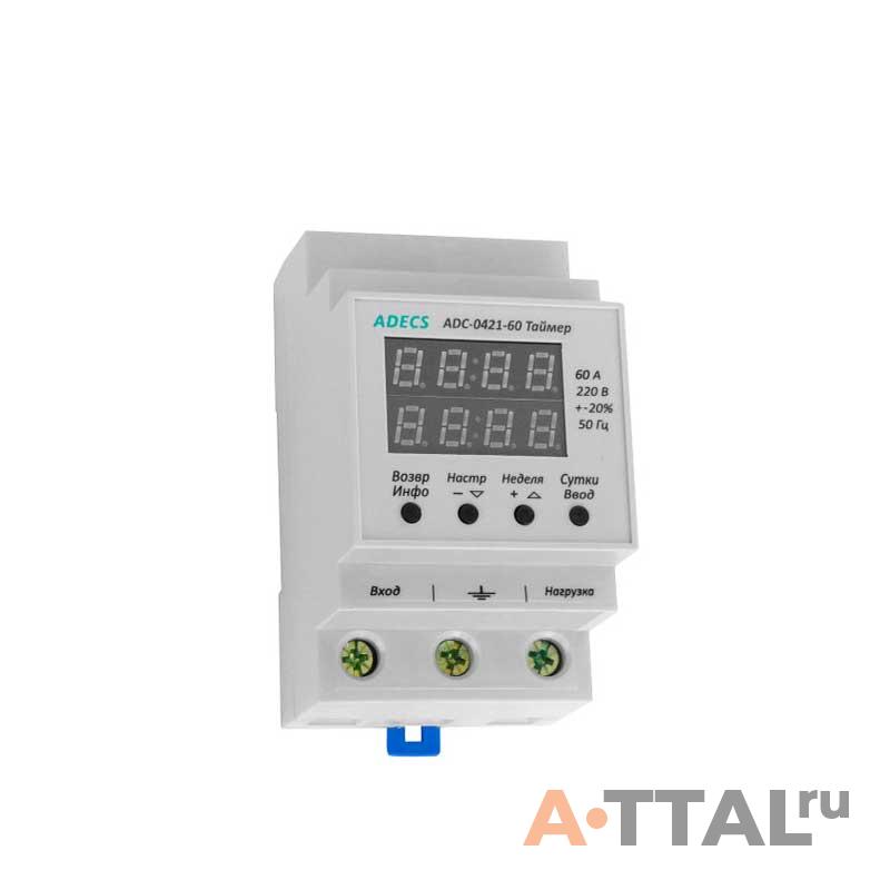 Таймер ADC-0421-60 (недельный/суточный) фото 1