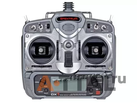 7х радиоуправление Spektrum DX7 Heli w/AR7000*2 & 4-DS821 Mode2 DSM2 (SPM2712-2) фото 1