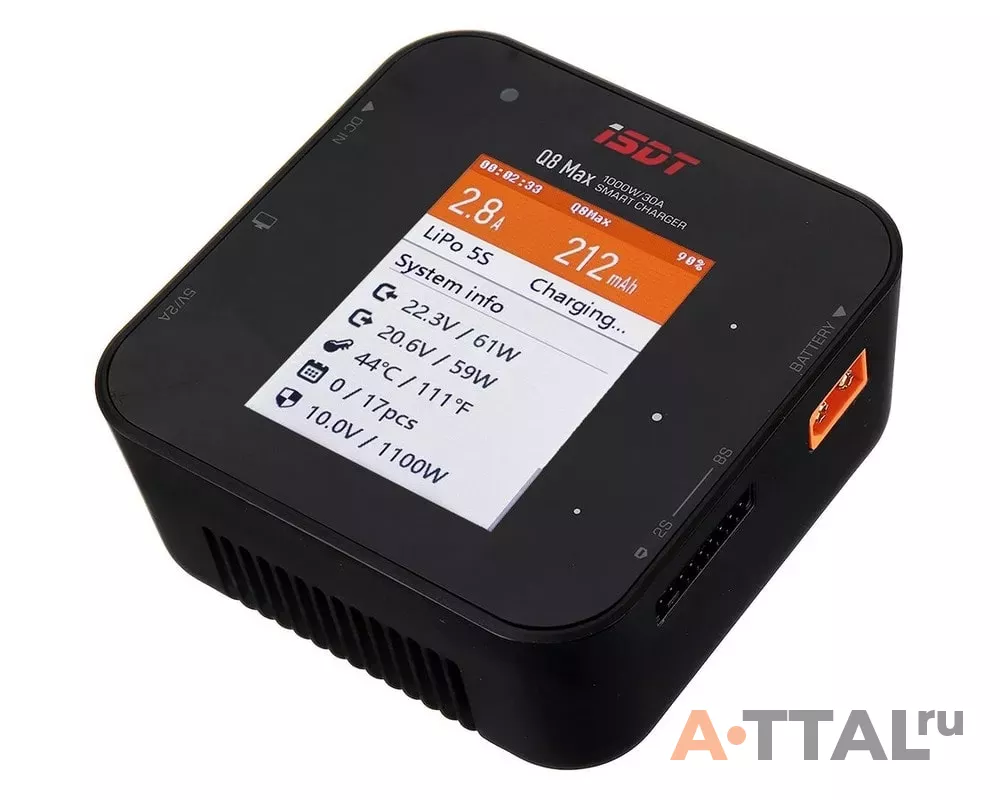 Зарядное устройство ISDT Q8 MAX 1,0-34В 0,2-30А 1000Вт (ISDT Q8 Max) фото 1