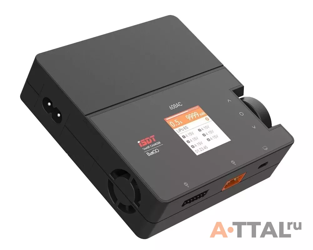 Зарядное устройство ISDT 608AC 1,0-30В 0,1-8А AC 50Вт / DC 200Вт (ISDT 608AC) фото 2