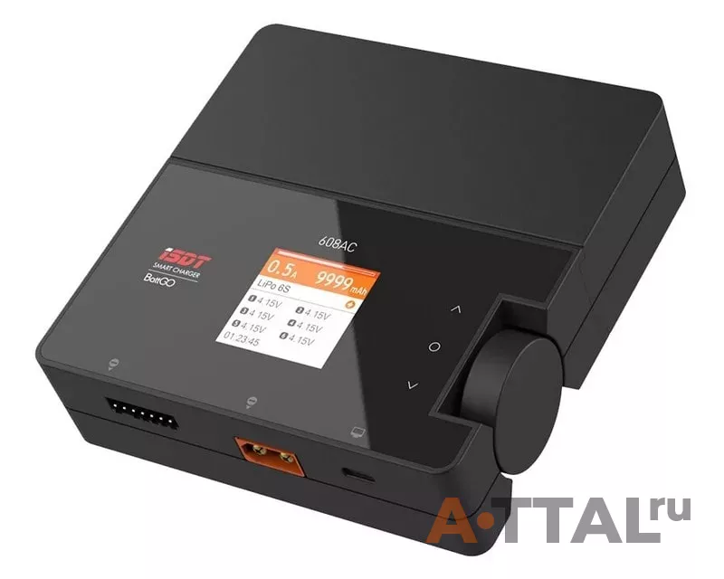 Зарядное устройство ISDT 608AC 1,0-30В 0,1-8А AC 50Вт / DC 200Вт (ISDT 608AC) фото 4