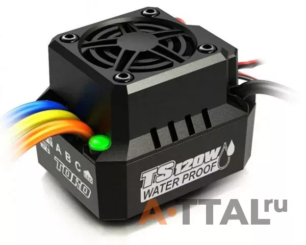 Регулятор хода SkyRC Toro TS120W Sensorless для 1/10 авто Water Proof фото 2