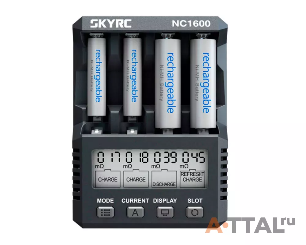 Зарядное устройство SkyRC NC1600 для AA/AAA аккумуляторов фото 3