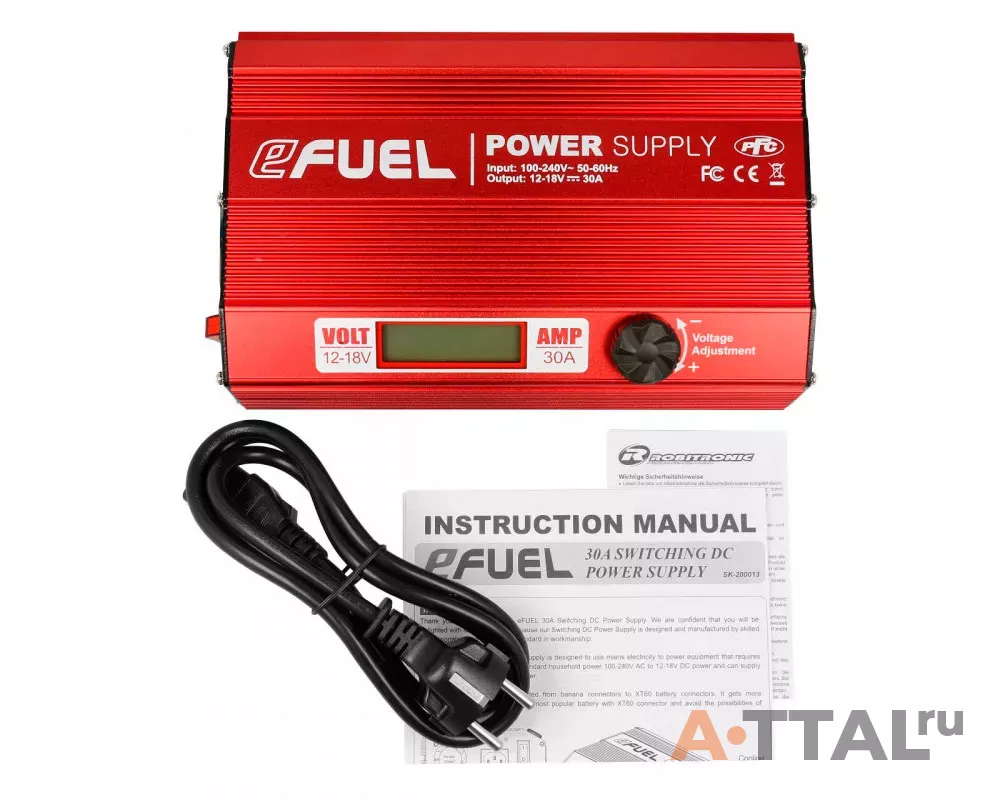 Блок питания SkyRC eFuel 540W/30A 12-18V импульсный фото 4