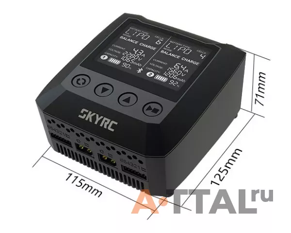 Зарядное устройство SkyRC B6 nano duo 200W 15A с/БП фото 3