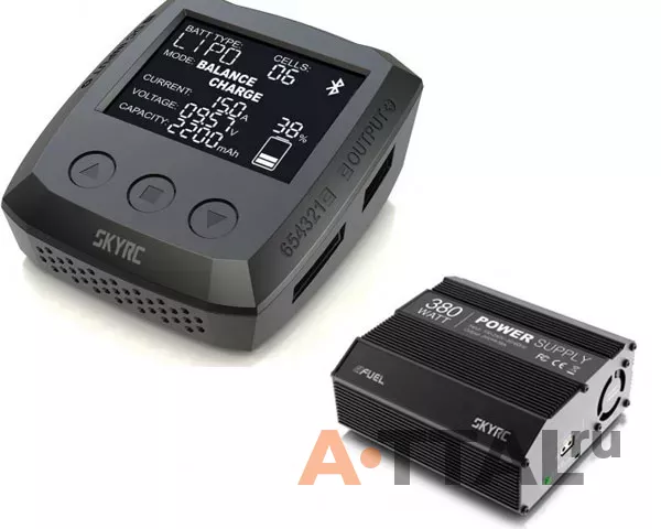 Зарядное устройство SkyRC B6 nano 320W 15A с БП SkyRC 380W фото 1
