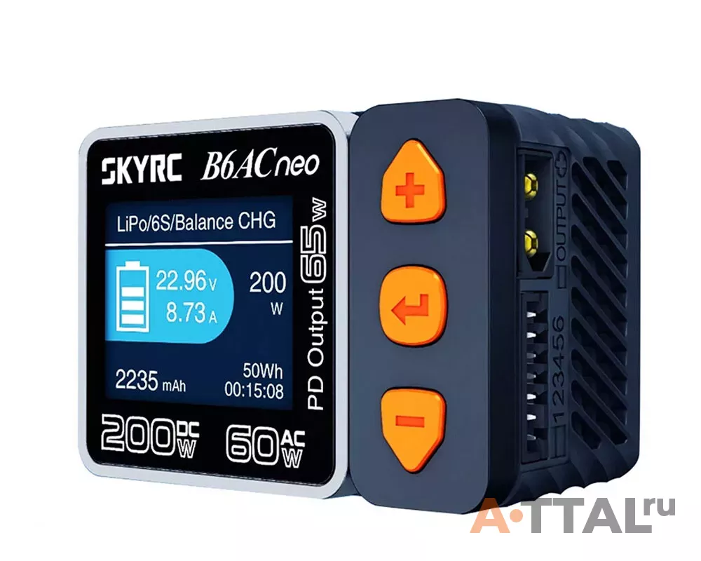Зарядное устройство SkyRC B6ACneo 10A/200W c/БП фото 1