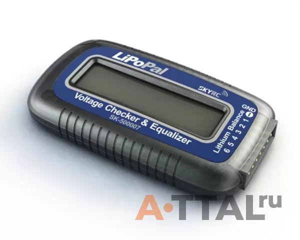 Индикатор напряжения LiPo батарей SkyRC LIPOPAL с функцией балансировки фото 1