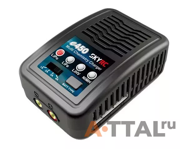 Зарядное устройство SkyRC e450 4A/50W с/БП для Li-Po/Ni-MH аккумуляторов фото 1