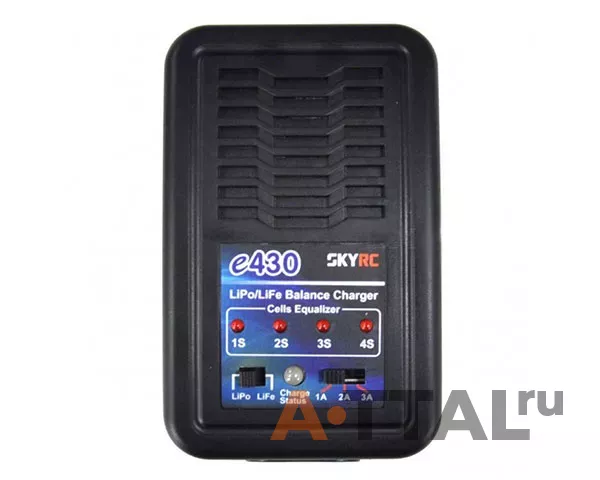 Зарядное устройство SkyRC e430 3A/30W для 2-4S LiPo/LiFe аккумуляторов фото 4