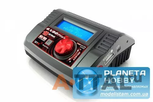 Зарядное устройство SkyRC 6x80+ Blue Version с блоком питания (SK-100068) фото 1