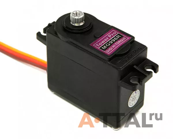 Сервопривод Towerpro MG996R Servo 25T 11kg / 0.16sec / 55g фото 1