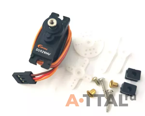Сервопривод Corona DS929HV Digital High Voltage 2.4kg / 0.09sec / 12.5g фото 2