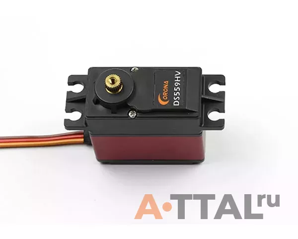Сервопривод Corona DS559HV Digital High Voltage 16kg / 0.18sec / 65g фото 1