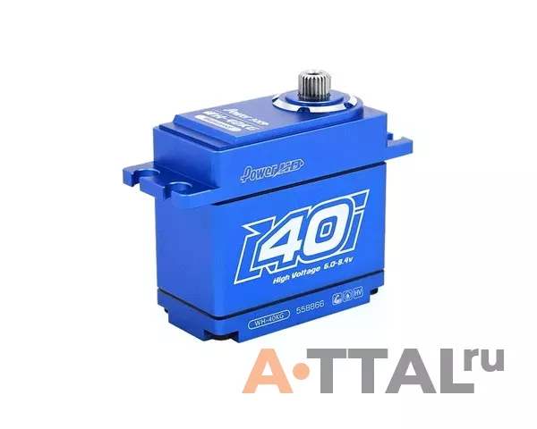Сервопривод стандарт 82г Power HD WH-40KG 40кг/0.17сек цифровой с влагозащитой фото 1