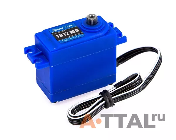 Сервопривод стандарт 56г Power HD 1812MG 18кг/0.12сек цифровой с влагозащитой фото 1