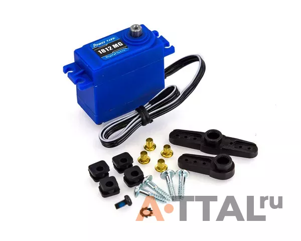 Сервопривод стандарт 56г Power HD 1812MG 18кг/0.12сек цифровой с влагозащитой фото 2