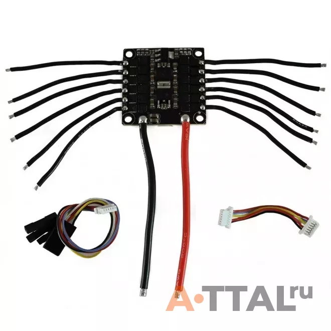 Регулятор FVT LittleBee 20A PRO 4-в-1 F396MCU BLHeli ESC BEC 5В/1А 2-4S фото 1