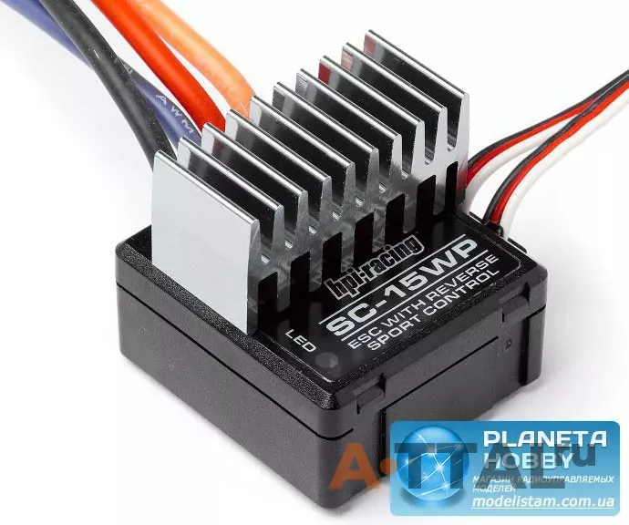 Влагозащищенный регулятор ESC SC-15WP (HPI Racing, HPI105906) фото 1