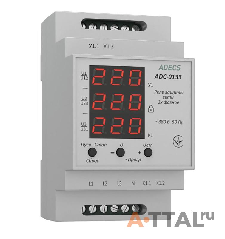 Реле напряжения трехфазное ADC-0133 фото 1