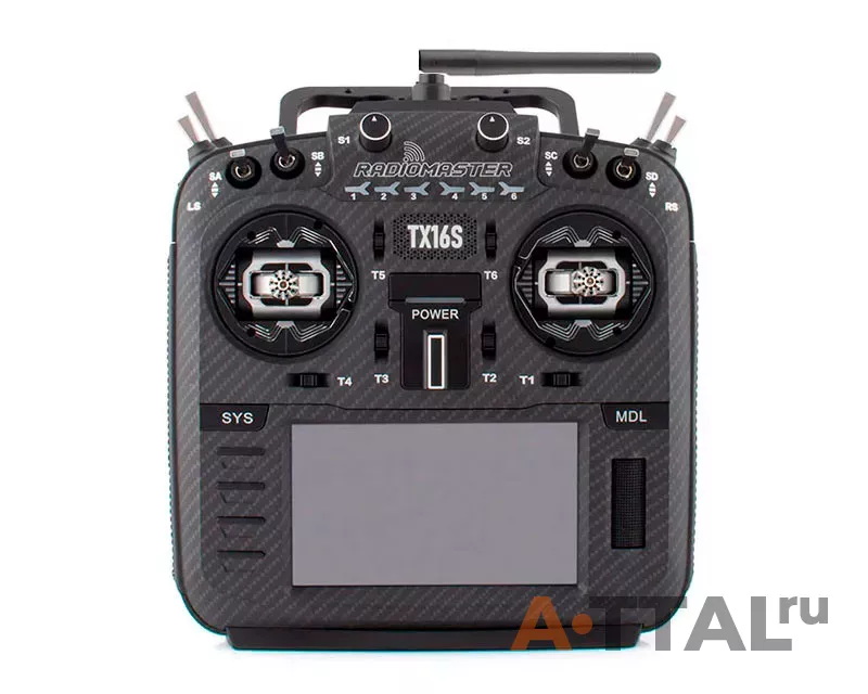 Аппаратура управления RadioMaster TX16S MKII MAX AG01 Gimbal Black ELRS фото 1
