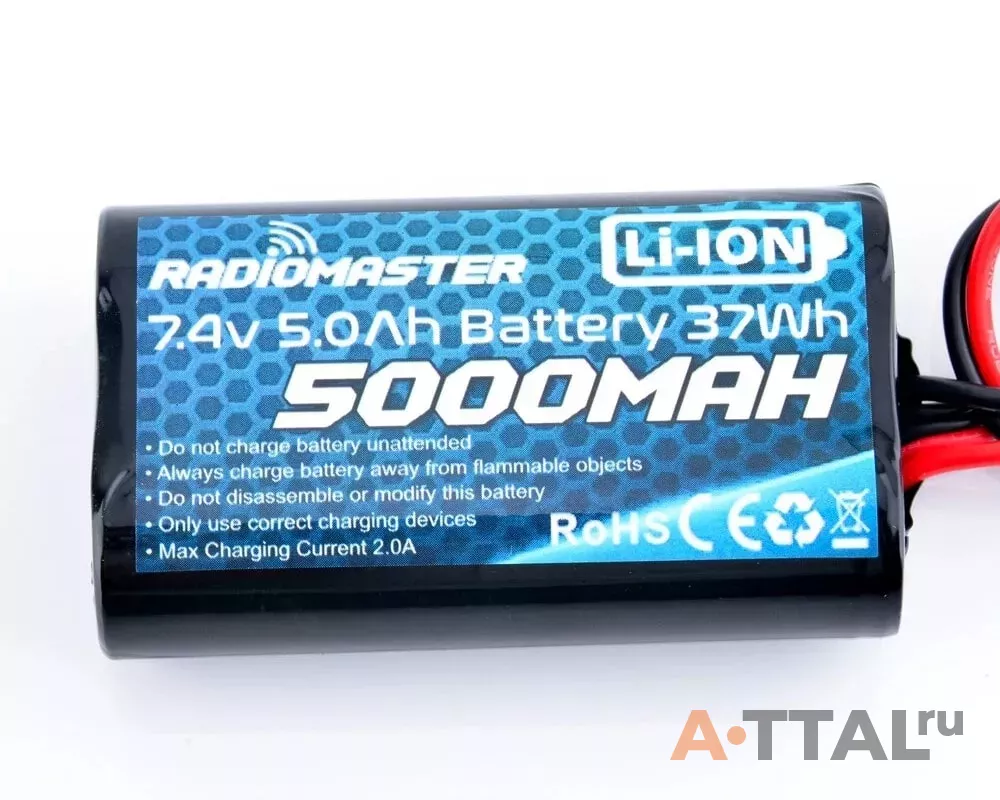 Аккумулятор RadioMaster TX16S Li-ion 7.4v 5000mah фото 2