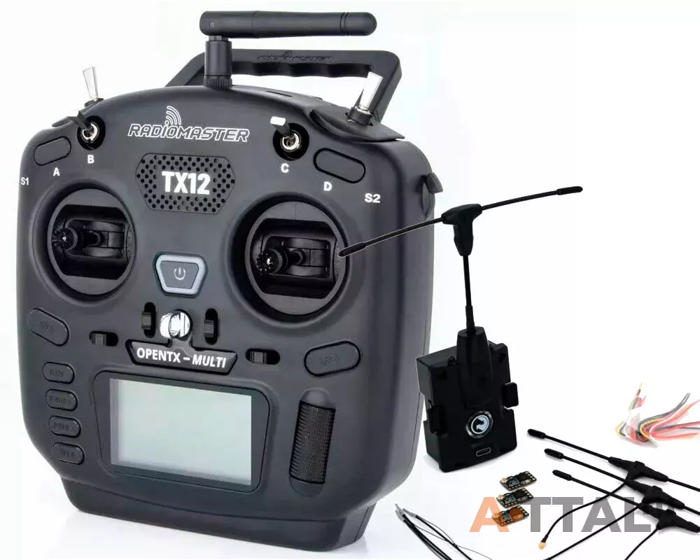 Аппаратура управления RadioMaster TX12 с модулем и приемником TBS Combo set фото 1
