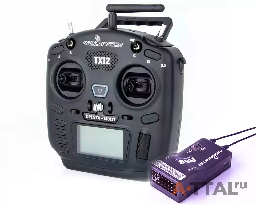 Аппаратура управления RadioMaster TX12 с приемником R88 фото 1
