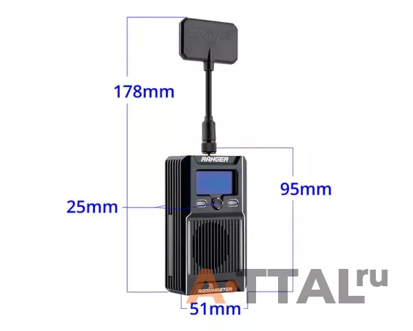 Модуль Radiomaster Ranger 2.4GHZ ExpressLRS RF Module Starter Combo фото 4