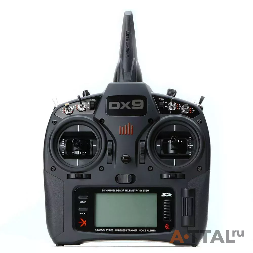Пульт управления Spektrum DX9 9CH DSM2/DSMX + AR9020 в кейсе Black фото 4