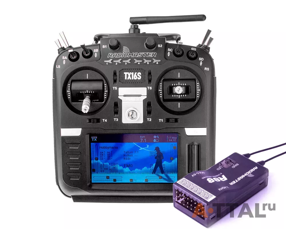 Аппаратура управления RadioMaster TX16S MKII 4 in 1 with R88 V2 фото 1