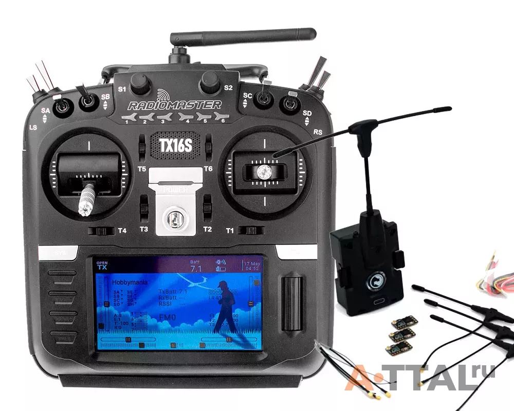 Аппаратура управления RadioMaster TX16S MKII 4 in 1 with TBS Combo set фото 1