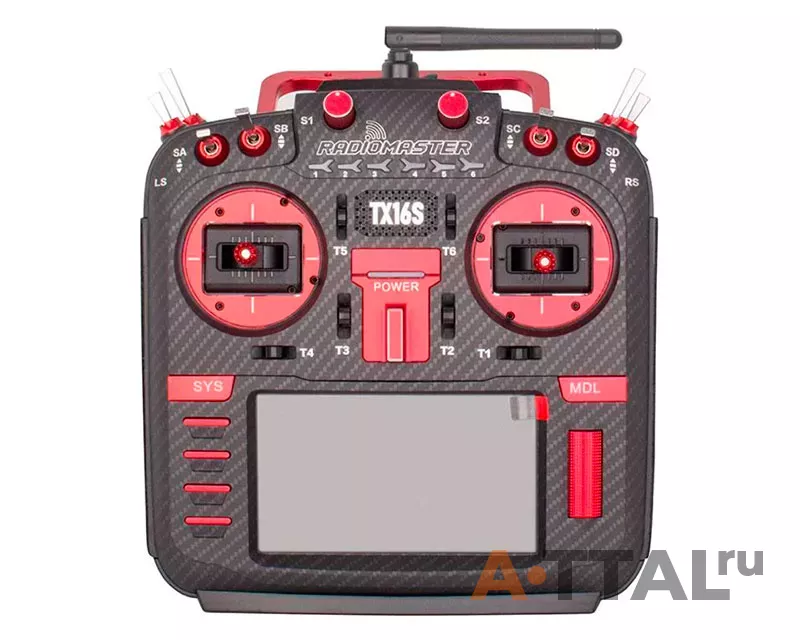 Аппаратура управления RadioMaster TX16S MKII MAX Red (4 in 1) фото 1