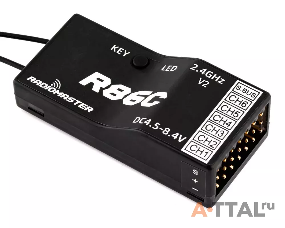 Приемник RadioMaster R86C V2 D8/D16/SFHSS фото 1