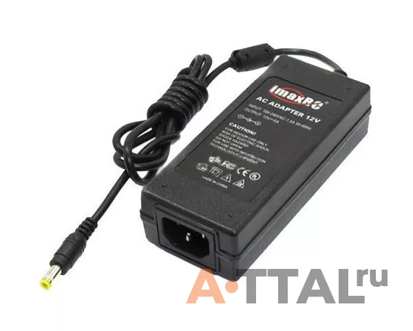 Преобразователь напряжения 220/12V, блок питания 12V 5A 60W (IMAX-AC12) фото 1