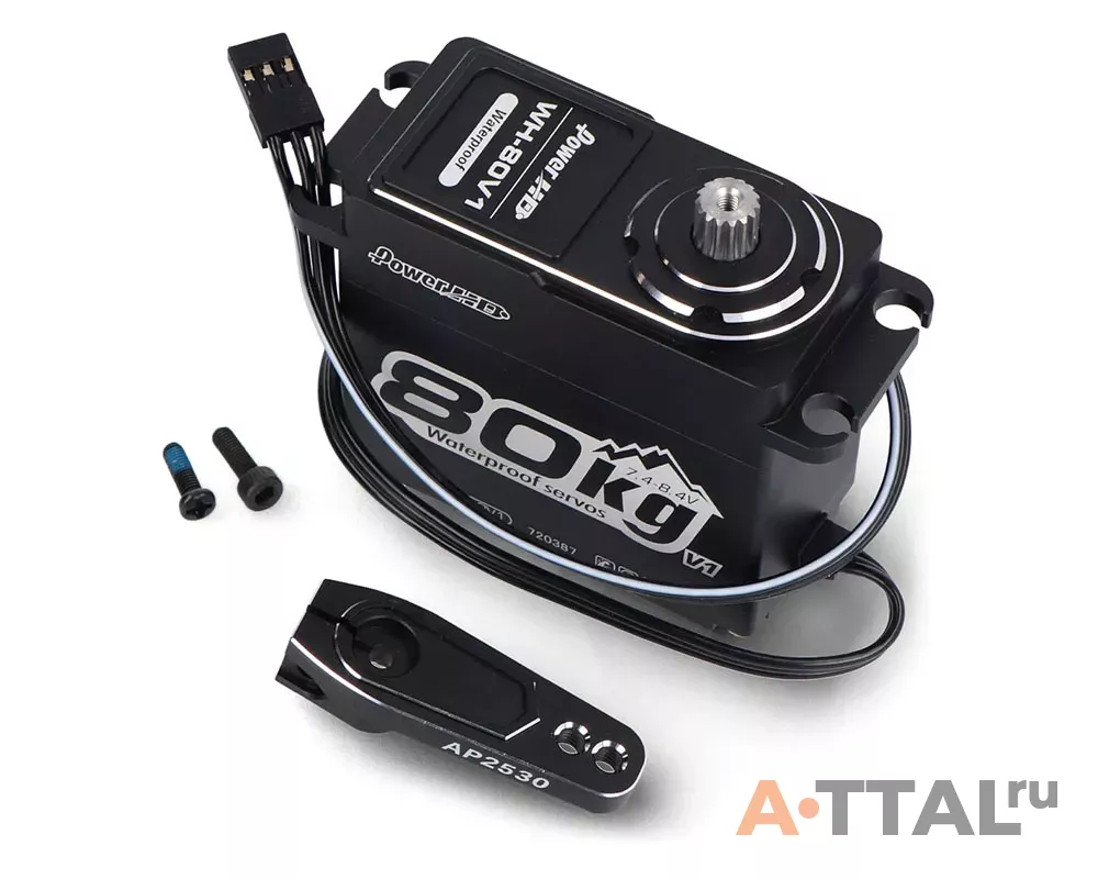 Сервопривод Power-HD WH-80V1 1/5 WP HV Stahl Digital Servo 80.0KG фото 1