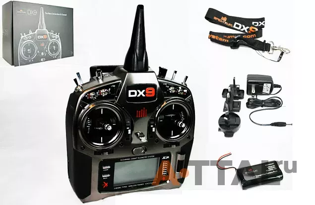 9х радиоуправление Spektrum DX9 DSMX Transmitter Only (SPMR9900) фото 3