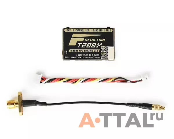 Видеопередатчик FPV T-Motor VTX FT200 5.8GHz 25-500mW фото 3