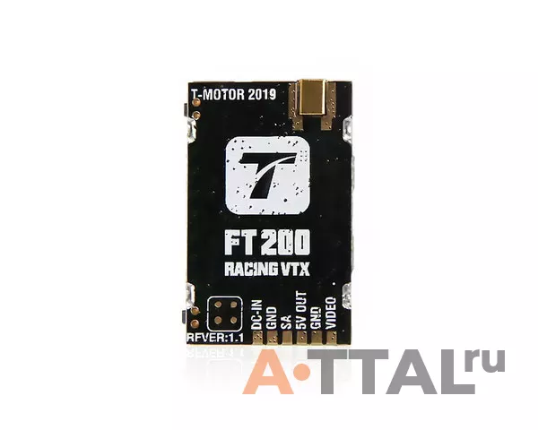 Видеопередатчик FPV T-Motor VTX FT200 5.8GHz 25-500mW фото 4
